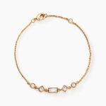 Bracelet Gold Chandelier Plaqu&eacute; Or Dor&eacute; Oxyde De Zirconium - Bracelets Femme | Histoire d&rsquo;Or