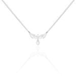 Collier Sevinc Argent Blanc - Colliers fantaisie Femme | Histoire d&rsquo;Or