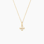 Pendentif Dajo Or Jaune Oxyde De Zirconium - Pendentifs Communion Femme | Histoire d&rsquo;Or