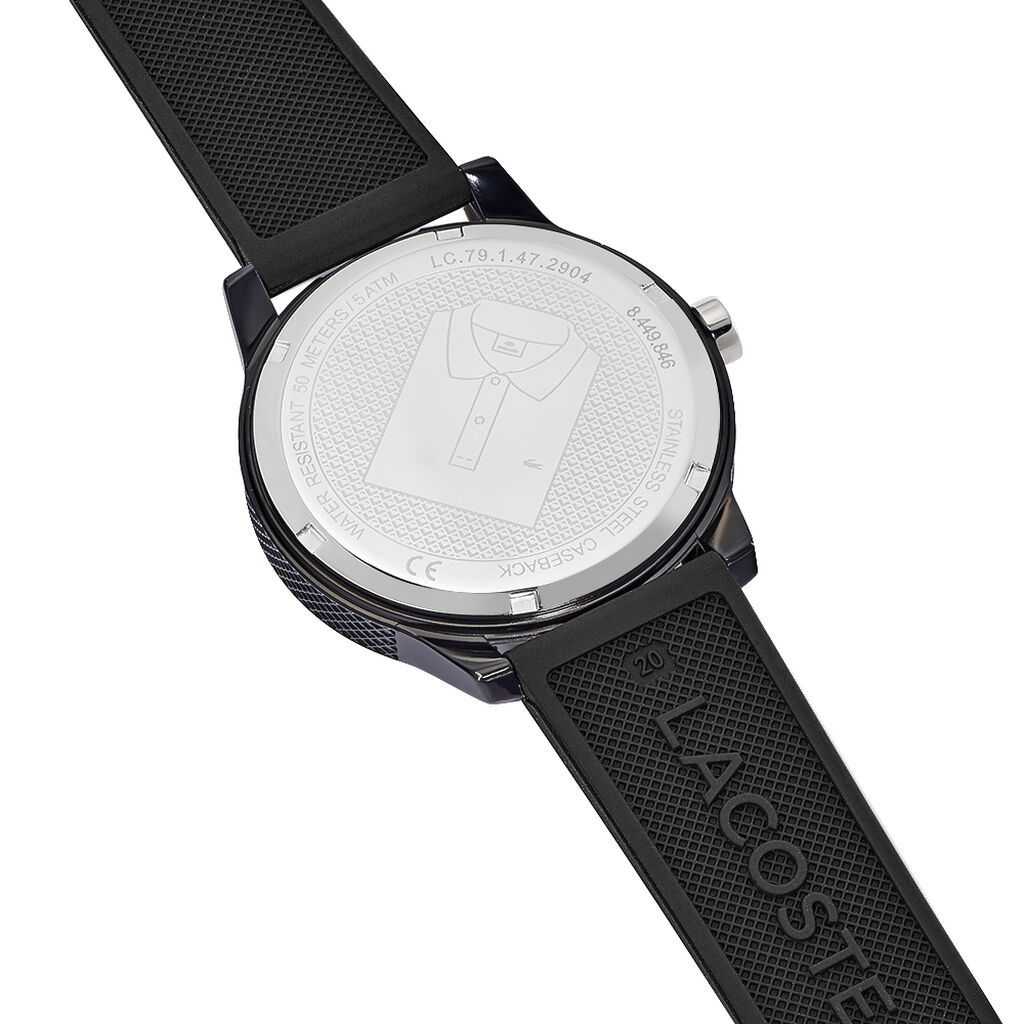 Montre Lacoste 12.12 Noir - Montres Homme | Histoire d’Or