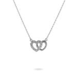 Collier Annae Argent Blanc Oxyde De Zirconium - Colliers fantaisie Femme | Histoire d&rsquo;Or