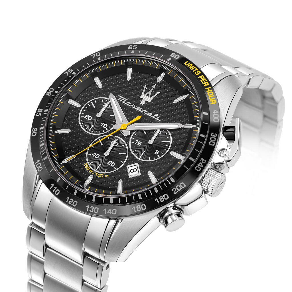 Montre Maserati Traguardo Noir - Montres Homme | Histoire d’Or