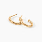 Cr&eacute;oles Bohemian Plaqu&eacute; Or Jaune - Boucles d'oreilles cr&eacute;oles Femme | Histoire d&rsquo;Or