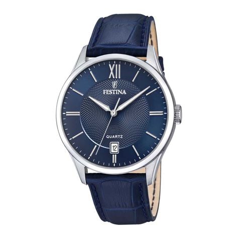 Montre Festina Classics Bleu - Montres Homme | Histoire d&rsquo;Or
