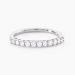 Alliance 1090 Or Blanc Diamant - Alliances 18 carats Femme | Histoire d&rsquo;Or