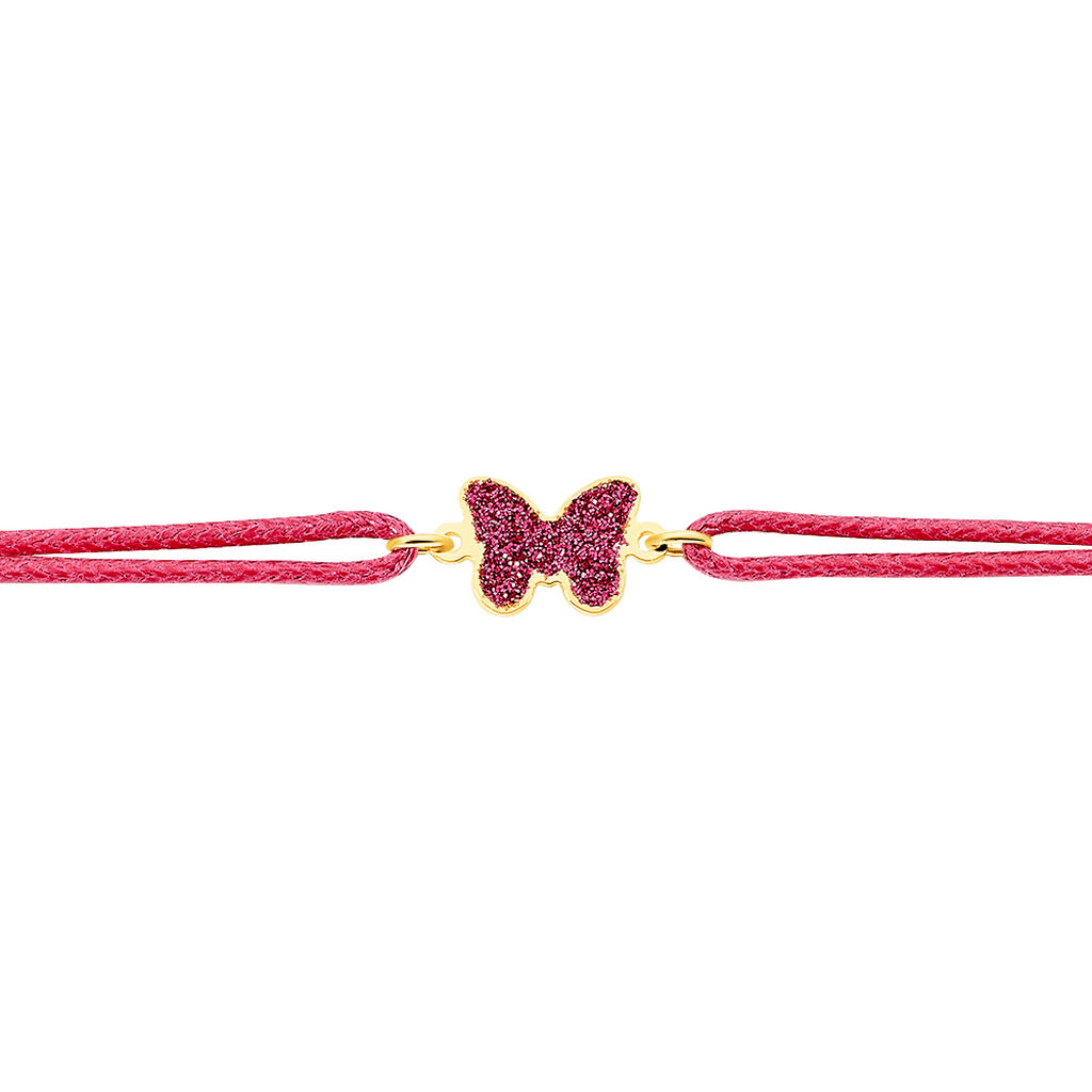 Bracelet Solena Papillon Or Jaune - Bracelets cordon Enfant | Histoire d’Or