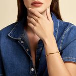 Bracelet Jonc Jennie Ondule Or Jaune - Bracelets joncs Femme | Histoire d&rsquo;Or