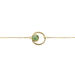 Bracelet Amalthea Plaqué Or Doré Aventurine Vert - Bracelets fantaisie Femme | Histoire d’Or