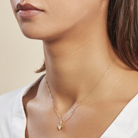 Pendentif Eudocie Coeur Lisse Or Jaune - Pendentifs Coeur Famille | Histoire d’Or