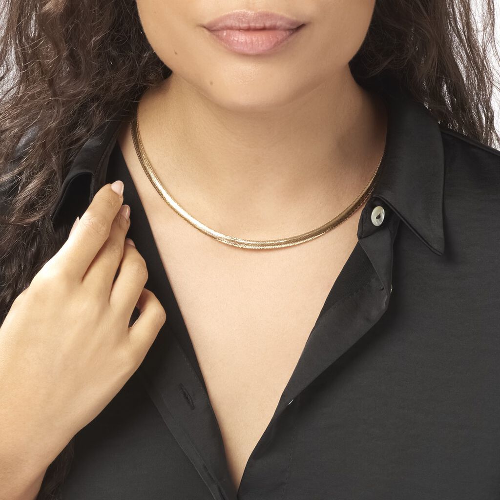 Collier Izaro Maille Flex Or Jaune - Chaines Femme | Histoire d’Or