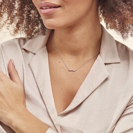 Collier Pantaleon Argent Blanc Opale - Colliers fantaisie Femme | Histoire d’Or
