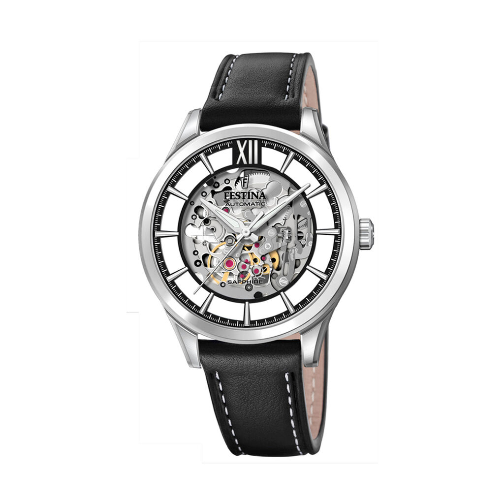 Montre Festina Squelette Automatique - F&ecirc;te des p&egrave;res Homme | Histoire d&rsquo;Or
