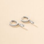 Cr&eacute;oles Ysee Argent Blanc Oxyde De Zirconium - Boucles d'oreilles cr&eacute;oles Femme | Histoire d&rsquo;Or