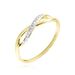 Bague Smina Or Jaune Diamant - Bagues avec pierre Femme | Histoire d’Or