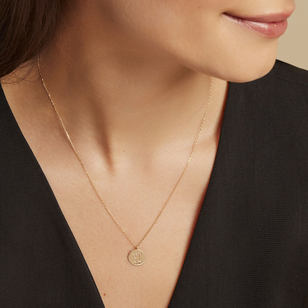Collier Astrolae Or Jaune Diamant - Colliers Zodiaque Femme | Histoire d’Or