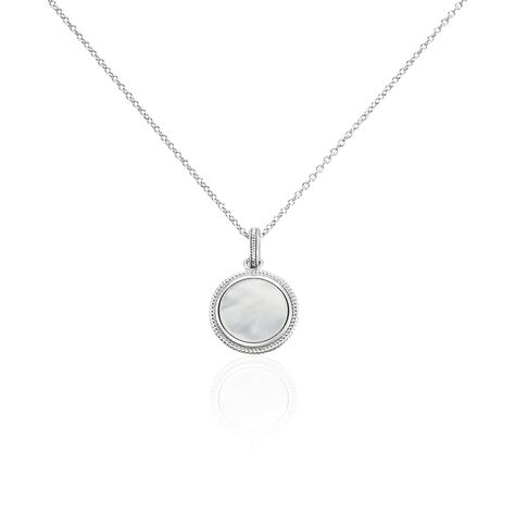 Collier Zea Argent Blanc Nacre - Colliers fantaisie Femme | Histoire d’Or