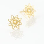 Boucles D'oreilles Puces Albiorica Or Jaune - Clous d'oreilles Femme | Histoire d&rsquo;Or