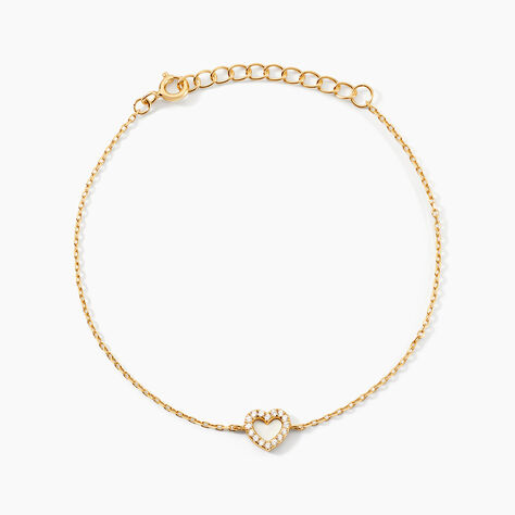 Bracelet Phanie Argent Jaune Oxyde De Zirconium - Bracelets Femme | Histoire d&rsquo;Or