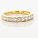 Demi-alliance Or Jaune Valentine Diamants Synthetique - Alliances Femme | Histoire d’Or