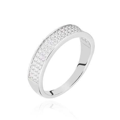 Bague Kaycee Argent Blanc Oxyde De Zirconium - Bagues avec pierre Femme | Histoire d’Or