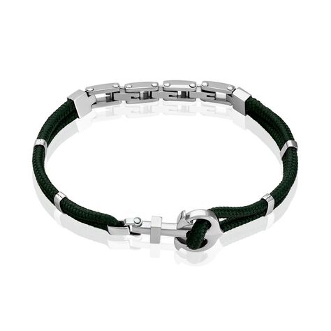 Bracelet Analya Acier Blanc - Bracelets cordon Homme | Histoire d’Or