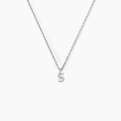 Collier Neruda Argent Blanc Oxyde De Zirconium - Colliers fantaisie Femme | Histoire d&rsquo;Or