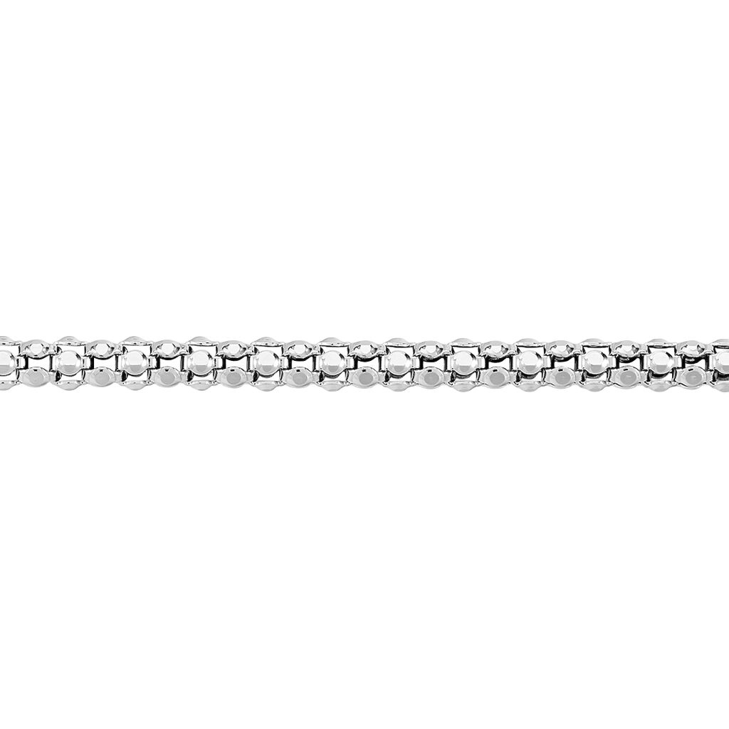 Collier Nahila Argent Blanc