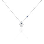 Collier Symbolique Argent Blanc Oxyde De Zirconium - Colliers fantaisie Femme | Histoire d&rsquo;Or