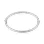Bracelet Jonc Jennie Diamante Or Blanc
