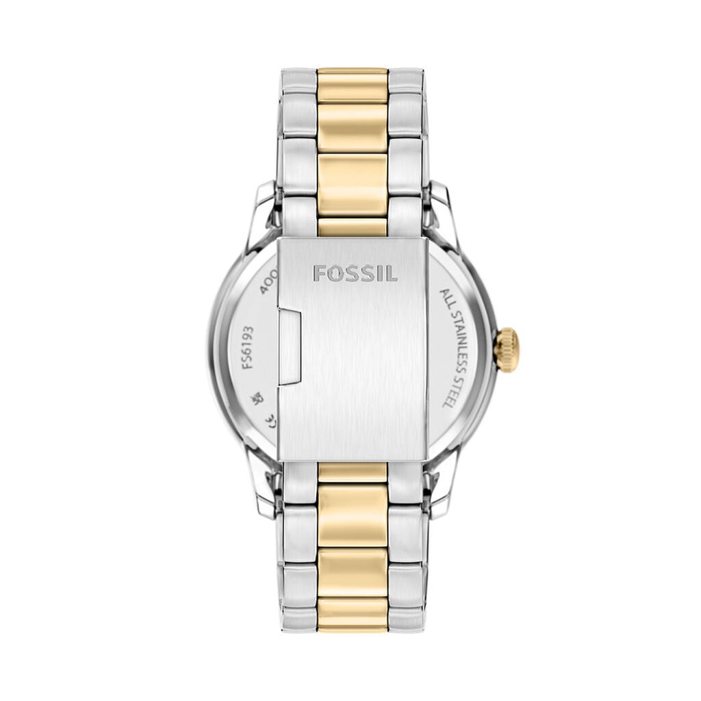 Montre Fossil Bic Tic Tourbillon Argent&eacute; - F&ecirc;te des p&egrave;res Homme | Histoire d&rsquo;Or