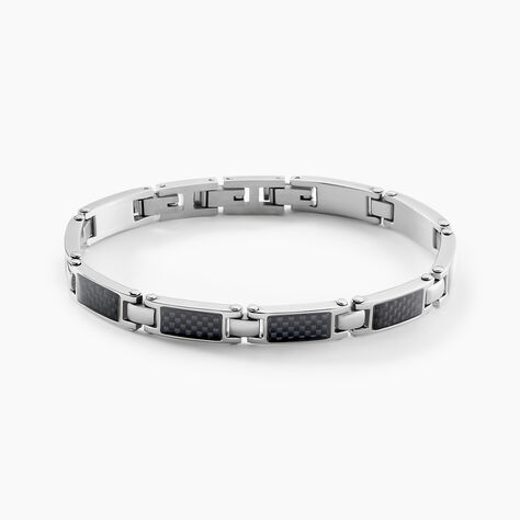 Bracelet Arnaud Acier Blanc - Bracelets Homme | Histoire d&rsquo;Or