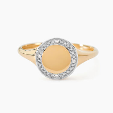 Chevali&egrave;re Promesse Pour L'eternite Or Jaune Diamant