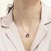 Collier Elodie Argent Blanc Oxyde De Zirconium Et Céramique - Colliers Coeur Femme | Histoire d’Or