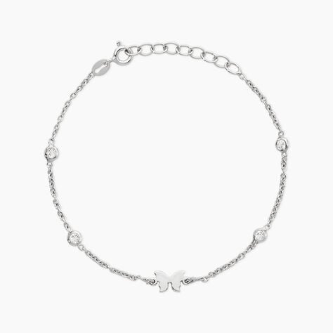 Bracelet Rana Argent Blanc Oxyde De Zirconium - Bracelets Femme | Histoire d&rsquo;Or