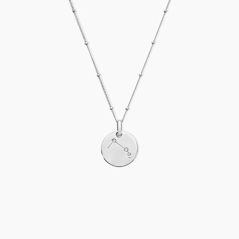 Collier Astr Argent Oxydes De Zirconium - Colliers Zodiaque Femme | Histoire d’Or
