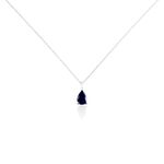 Collier Or Blanc Pluie D'Eclat Saphir - Colliers Femme | Histoire d&rsquo;Or