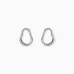 Boucles D'Oreilles Puces Paros Argent Blanc - Boucles d'oreilles fantaisie Femme | Histoire d&rsquo;Or