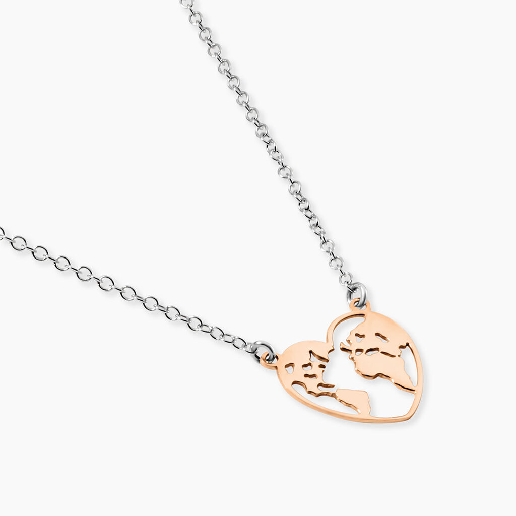 Collier Argent Bicolore Toyo - Colliers fantaisie Femme | Histoire d&rsquo;Or