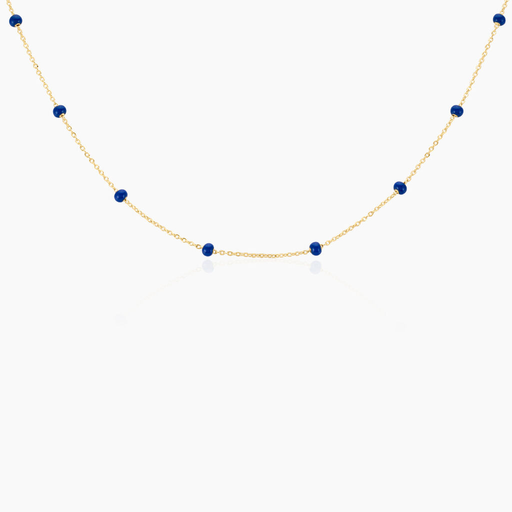 Collier Meike Plaque Or Jaune