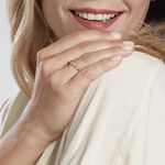 Bague Fatos Plaqu&eacute; Or Jaune Oxyde De Zirconium - Bagues avec pierre Femme | Histoire d&rsquo;Or