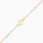 Bracelet Cenzo Argent Dor&eacute; A L'Or 750/1000 Perle De Culture - F&ecirc;te des m&egrave;res Femme | Histoire d&rsquo;Or