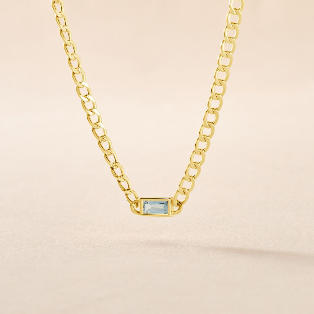 Collier Chain Or Jaune Topaze - Colliers Femme | Histoire d&rsquo;Or