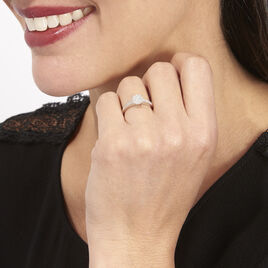 Bague Serena Or Blanc Diamant - Bagues avec pierre Femme | Histoire d’Or