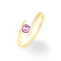 Bague Tiphaine Or Jaune Saphir