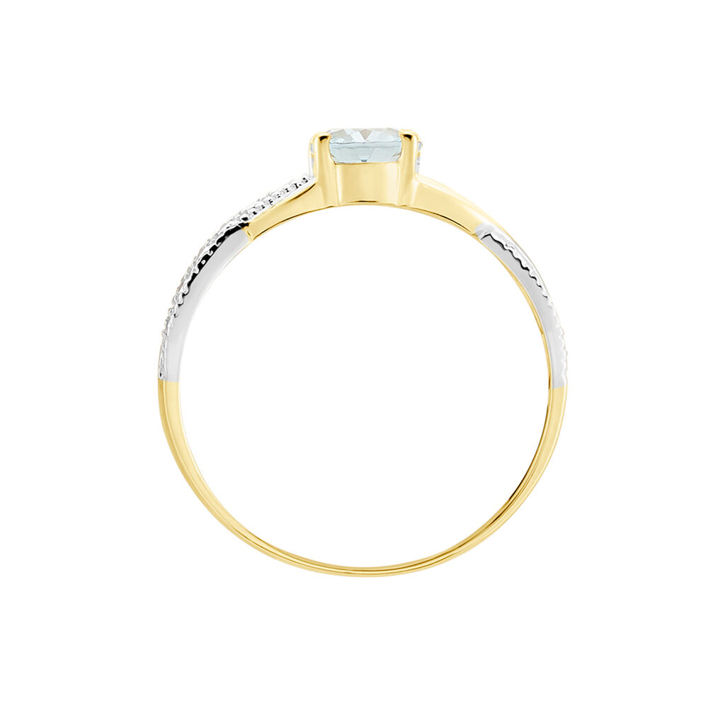 Bague Candice Or Jaune Topaze - Bagues solitaires Femme | Histoire d’Or