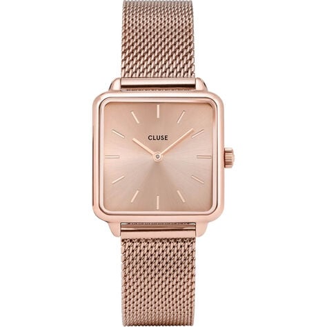 Montre Cluse La Tetragone Rose - Montres Femme | Histoire d’Or