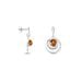 Boucles D'oreilles Argent Blanc Alanna Ambres - Boucles d'oreilles fantaisie Femme | Histoire d’Or
