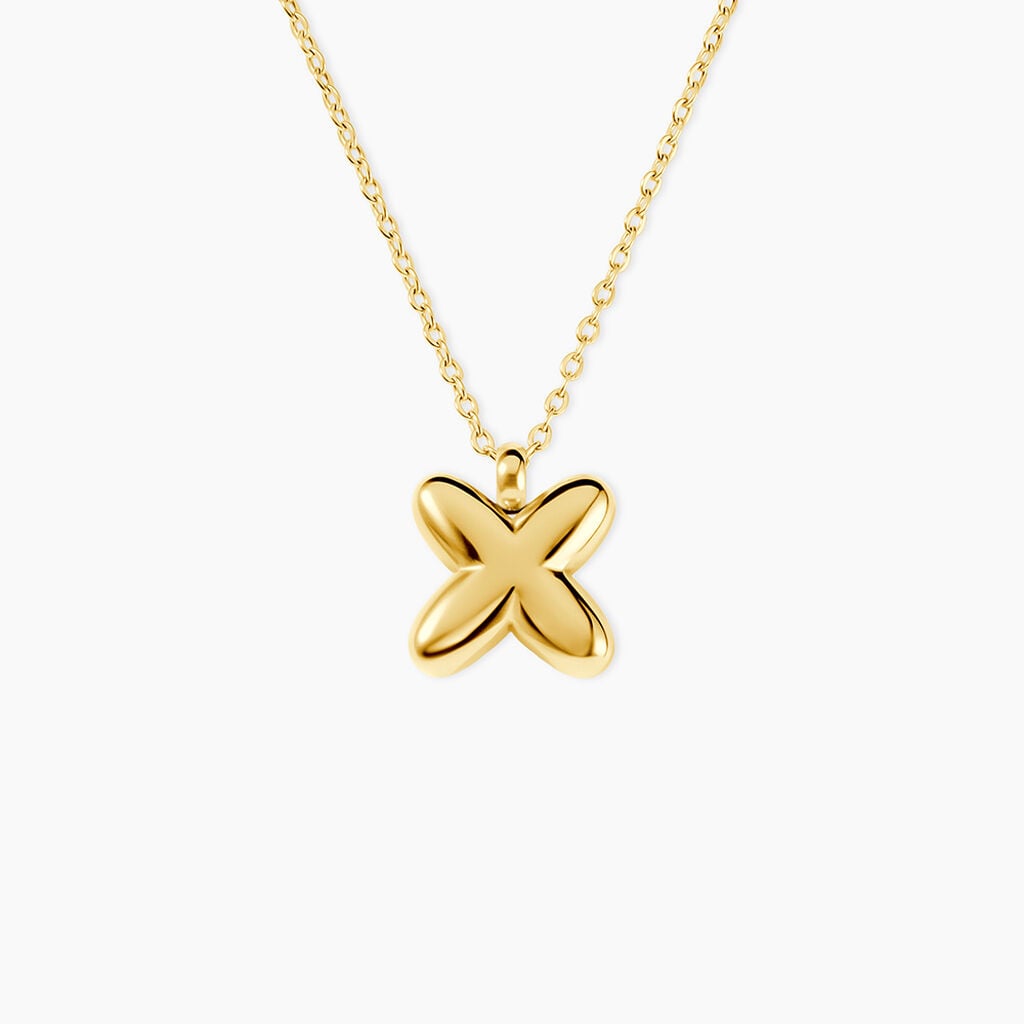 Collier Feliciane Acier Dor&eacute; - Colliers fantaisie Femme | Histoire d&rsquo;Or