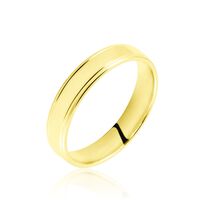 Alliance Beatrice Ruban Plat Or Jaune