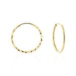 Cr&eacute;oles Valerina Or Jaune - Boucles d'oreilles cr&eacute;oles Femme | Histoire d&rsquo;Or